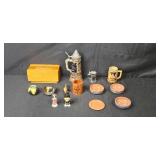Vintage European Pottery and Beer Stein Collection