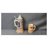 Vintage European Pottery and Beer Stein Collection