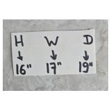 Pair of Mid-Century Modern Side Tables and Wooden Bench with Pink Seat