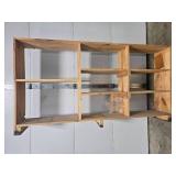 Custom Wood Shelf Organizer 73x39x11 Inches