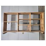 Custom Wood Shelf Organizer 73x39x11 Inches