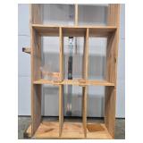 Custom Wood Shelf Organizer 73x39x11 Inches
