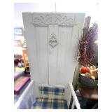 Vintage Door Bench with Matching Lamp