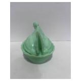 6" Jadeite Hen on Nest