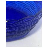 Royal Blue 6" Hen on Nest Tiny chip on base rim