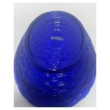 Royal Blue 6" Hen on Nest Tiny chip on base rim