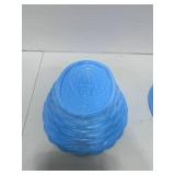 Baby Blue 6" Hen on Nest