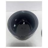 6" Black and White Hen on Nest