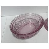 8" Pink Hen on Nest Made by Longaberger