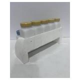 10 Vintage Griffith Spice Jars with Rack