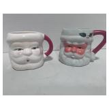 2 Santa Clause Mugs