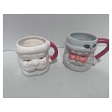 2 Santa Clause Mugs