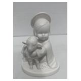 Vintage Porcelain Goebel Christ Child w/ Lamb W. Germany 4"