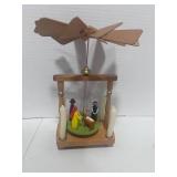 Vintage German Erzgebirge Christmas Pyramid Single Tier