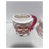 Vintage Mr. and Mrs. Claus Mugs
