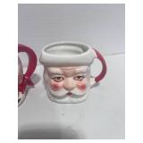 Vintage Mr. and Mrs. Claus Mugs