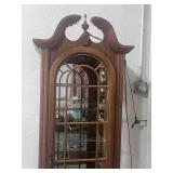 Beautiful Lighted Curio Cabinet Excellent Condition 78" X 23" X 14"