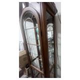 Beautiful Lighted Curio Cabinet Excellent Condition 78" X 23" X 14"