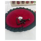 Vintage Mini Tree Topper, Mini Bulbs, Mini Tree Skirt and 11 Wooden Candle Picks