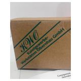 Vintage German Erzgebirgische Volkskunst Nutcracker Soldier All Natural Wood 10.25" tall w/ Box