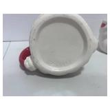 Two Vintage Santa Claus Mugs