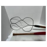 Vintage Rug Beater and a 1993 St. Louis Cardinals Mini Bat