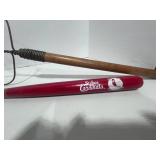 Vintage Rug Beater and a 1993 St. Louis Cardinals Mini Bat