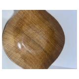 Mid Century Modern abaca Grainware Serving Bowl Made of Hand Loomed Raffia