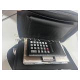 Near Mint Fiesta Casino Black Organizer Bag with Strap, Calculator, Pen and Various Sections