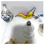 Set of 12 Vintage/Antique Christmas Ornaments Some Mercury Glass