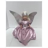 Vintage Handmade Angel Tree Topper Paper and Vynl