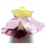 Vintage Handmade Angel Tree Topper Paper and Vynl