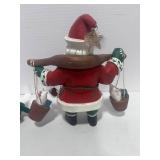 Two Pinecone Men, Santa Bell and Cute Santa Décor