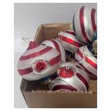 Set of 14 Patriotic Christmas Ornaments