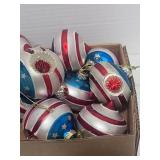 Set of 14 Patriotic Christmas Ornaments