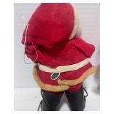 Two Antique Japan Santas 8" and 7" both with Label