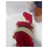 Vintage Soft Santa and Vintage Elf