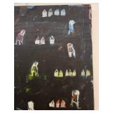 Original Acrylic Mixed Media Paining by Eddie Hamilton. "It