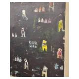 Original Acrylic Mixed Media Paining by Eddie Hamilton. "It