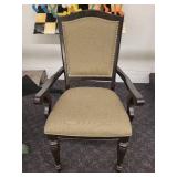 Round Pedestal Dining Table with 2 Dining Chairs.