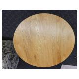 Round 3 Legged Wood Coffee Table