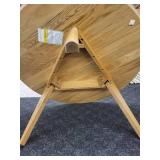 Round 3 Legged Wood Coffee Table