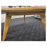 Round 3 Legged Wood Coffee Table