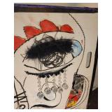Original Art by David Cook in the manner of Jean Michael Basquiat