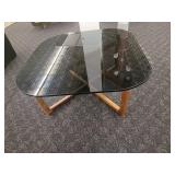Smoke Glass Top Coffee Table