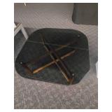 Smoke Glass Top Coffee Table