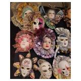 Lot Of Venetian Style Masks