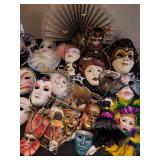 Lot Of Venetian Style Masks