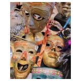 Lot Of Venetian Style Masks
