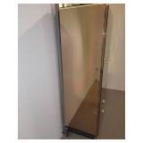 Bedroom set by Ello. Queen Bed, Armoire & Nightstand.